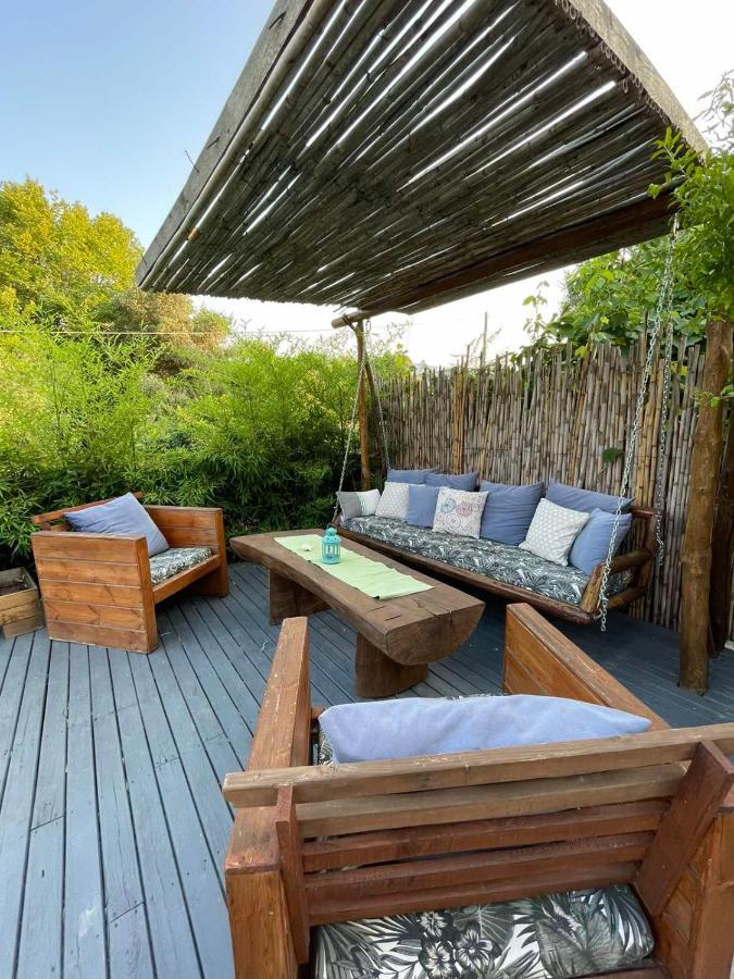 Unique Wooden Villa With Pool Олимпия Екстериор снимка