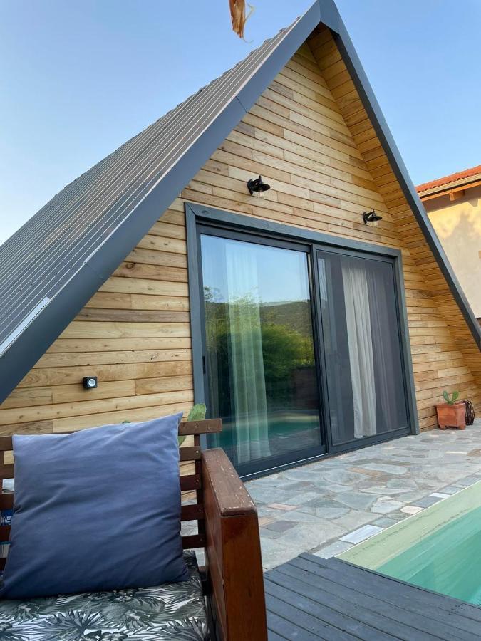 Unique Wooden Villa With Pool Олимпия Екстериор снимка